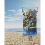 Kolorowy Duży Ręcznik Plażowy 70x140 cm