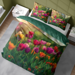 Pościel 3D 160x200 cm Tulipany 5318A