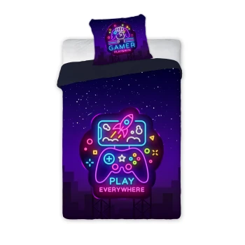 Pościel Gamer Pad Konsola 160x200 cm. 021 NEON