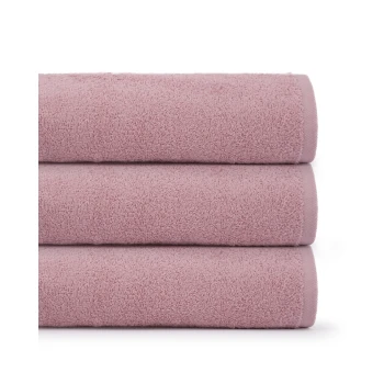 Komplet 3 Dużych Ręczników Kąpielowych 70x140 cm Primo Różowy