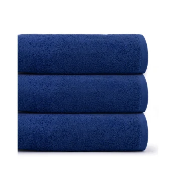 Komplet 3 Dużych Ręczników Kąpielowych 70x140 cm Primo Niebieski