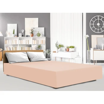 Prześcieradło jersey elastan z gumką 90x200 cm PINK/RÓŻ